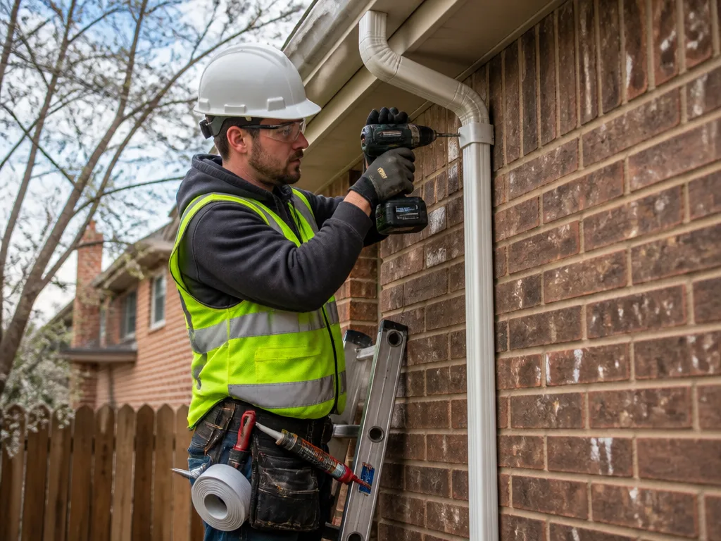 Downspout Installation