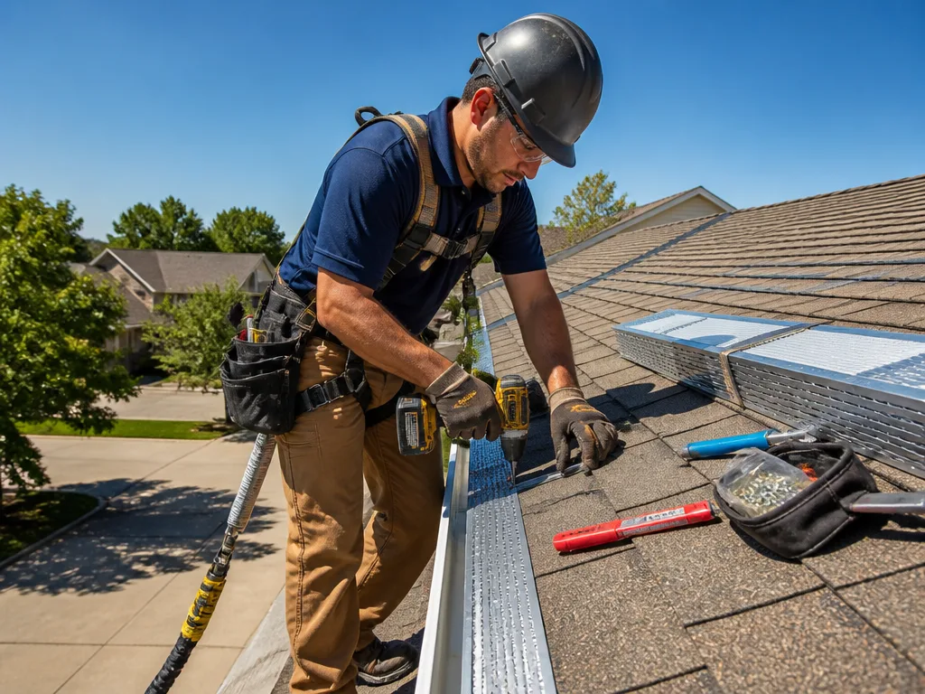 Gutter Guard Installation