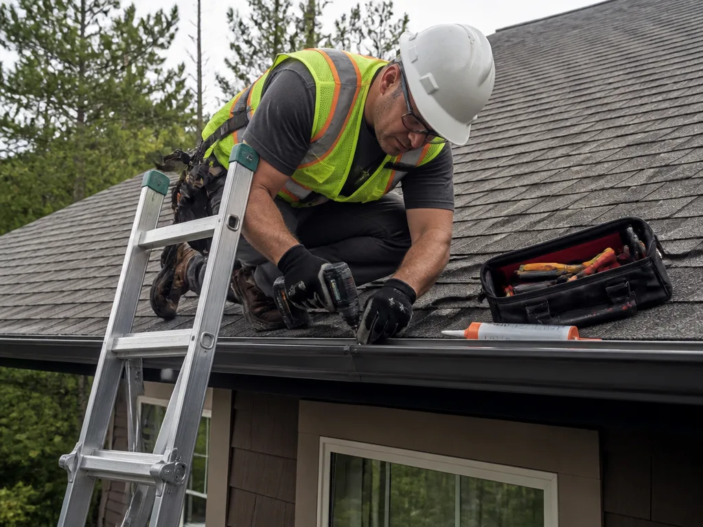 Storm Damage Gutter Repair