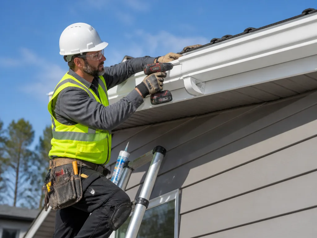 Vinyl Gutter Installation